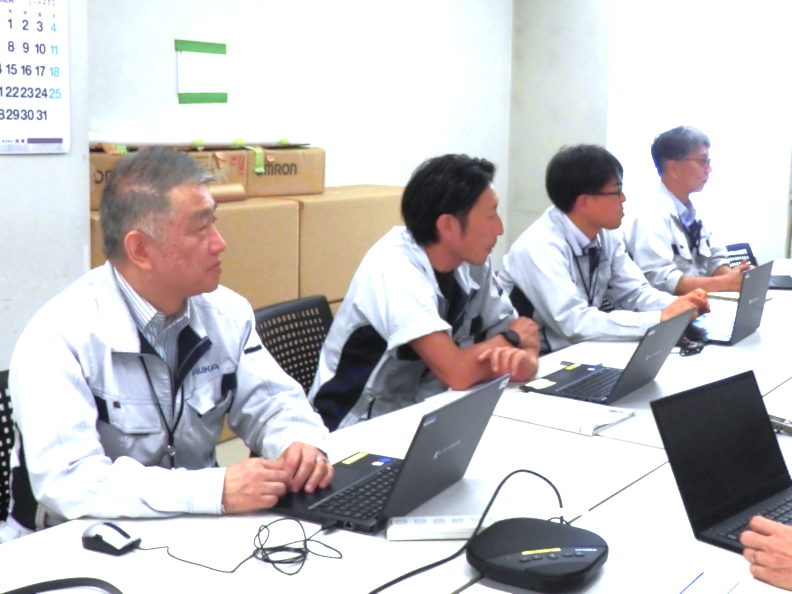 インタビューの様子