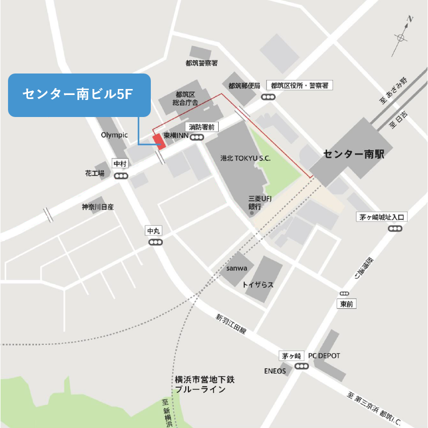 アクセスマップのイメージ