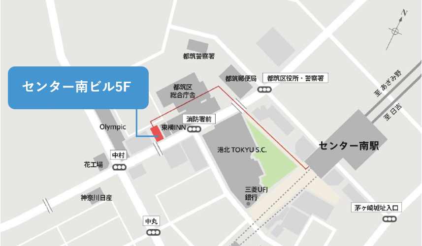 アクセスマップのイメージ