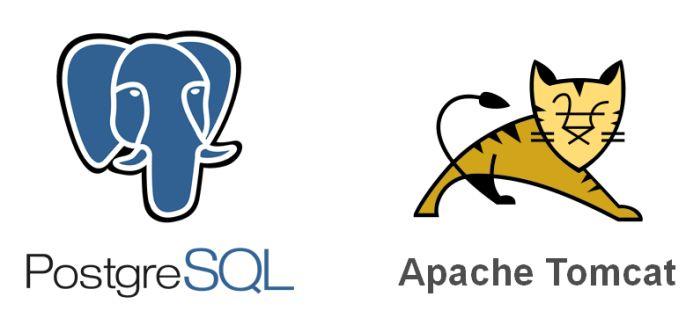 PostgreSQL／Apache Tomcat